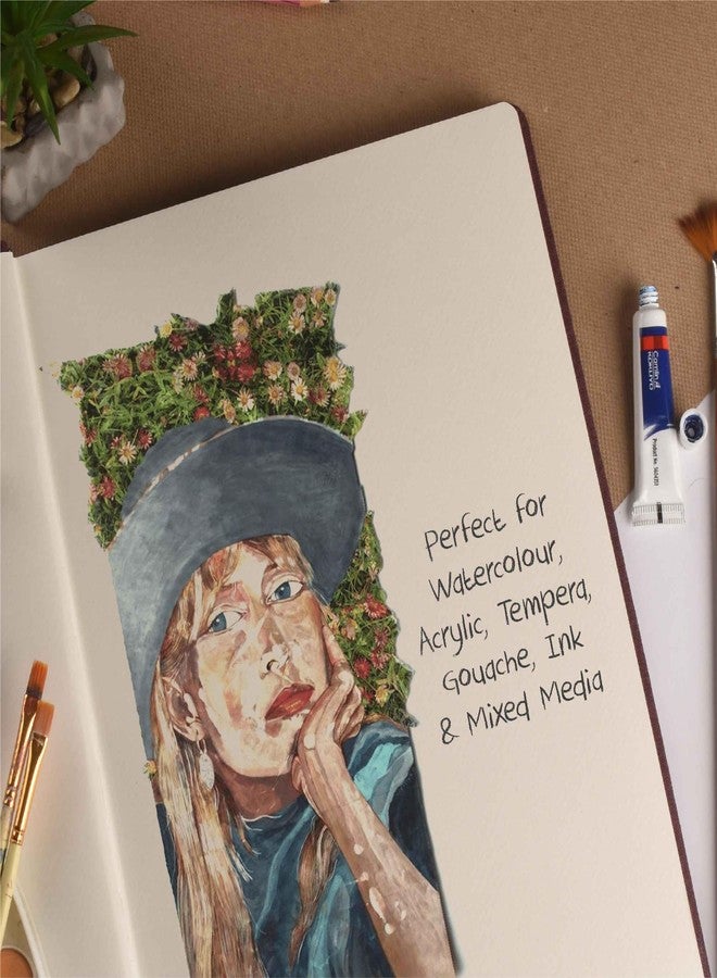 Scholar Watercolour Journal 300 GSM (A4, Khakhi) - Image 5